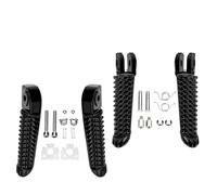 RORVECQ Voor Y&amaha YZF R1 R1M R1S R6 R1LE Voor VMax 1700 GP60 Poggiapiedi Moto Anteriore Posteriore Appoggiapiedi Corsa Pilota Passeggero Pedale Accessori(Footpeg Set)