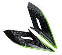 RORVECQ Winglet Side Downforce Spoiler Nudo Carenatura Fissa Deflettore Ala Per CFMOTO 450SR 450 SR 450SRS 2022 2023(Forge Green)