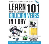 Rory Ryder Learn 101 Galician Verbs in 1 Day (Tascabile) LearnBots