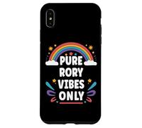 RORY Vibes Only Cute Retro Girls RORY Name Custodia per iPhone XS Max