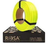 ROSA 3D PET-G Standard High Speed Filamento 1,75 mm per stampante 3d - Materiali di stampa - lucido PETG Filamenti per stampanti 3D - Materiali per stampa 3D Petg - Neon Giallo Ricarica 1 kg