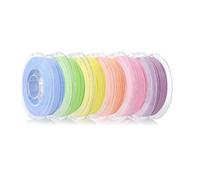 ROSA 3D PLA Pastel Filamenti 1.75 mm per stampanti 3d - Materiali di stampa Biodegradabile Leggero Opaco PLA Filamento per stampante 3D - Filament 3D - 6 Colori, 6 x 0,35 kg Bobina