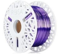 ROSA 3D PLA Silk Filamenti 1.75 mm per stampanti 3D - Materiali di stampa Leggermente Lucido Biodegradabile PLA Filamento per stampante 3d - Filament 3D Printing Materials - Viola, 0,5 kg Bobina