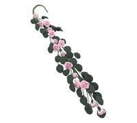 Rosa artificiale realistica rampicante con steli flessibili per migliorare la casa delle bambole giocattolo paesaggio paesaggio scena giardino accessori casa delle bambole