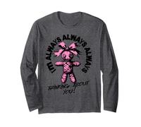 Rosa Bambola Voodoo Camicia Halloween I'm Always Thinking of You! Maglia a Manica