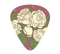 Rosa bianca dell'amore i 12 plettri per chitarra includono tre plettri: sottili, medi e pesanti. Adatto per chitarre elettriche, acustiche e bassi di tutti i punti di forza