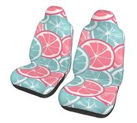 Rosa Blu Citrus Slices Dua Sarung JOK Mobil,& Sarung JOK Mobil Depan, Cocok Per Sebagian Besar Mobil, SUV, Truk, Van, Dll.