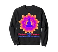 Rosa Buddha Mandala Metta Mindful Loving Gentilezza Meditazione Felpa