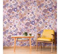 Margherita Floreale Parati Rosa Viola Rétro 39535-1 AS Creation Con Muro Vinile