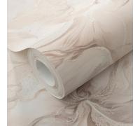 Liquido Floreale Vinile Parati Erismann 10514-05 Aurora Marmorizzato Con Da Rosa