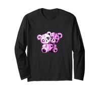 Rosa Colore Evil Twin-v2 Grafica Rosa Maglia a Manica