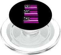 Rosa Colore Murica-x3 Grafica Rosa PopSockets PopGrip per MagSafe