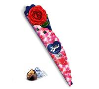 Rosa Rossa Baci Perugina + 75 gr di Baci Perugina - Un Doppio Regalo per San Valentino, Cioccolato e Nocciole, Momenti Dolci e Romantici - CoCoCiok