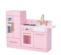 Rosa Cucina per Bambini Legno Gioco Giocattolo Imitazione Teamson Kids TD-12302P