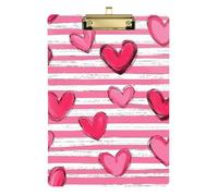 Rosa Cuore A Strisce Clinica Appunti Infermieristica Plastica per Insegnante Portfolio Appunti Dimensioni 9 x 12