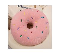 (Rosa) Cuscino di peluche a forma di ciambella, nuvola, luna, stella a cinque punte, cuscino per divano