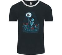 Rosa Dal Dead Scheletro Teschio Cimitero Uomo Ringer Fotl