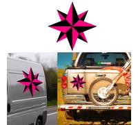 Rosa Dei Venti Due Colori, Adesivo In Vinile