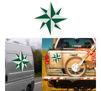 Rosa Dei Venti Due Colori, Adesivo In Vinile