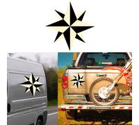 Rosa Dei Venti Due Colori, Adesivo In Vinile