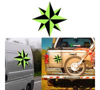 Rosa Dei Venti Due Colori, Adesivo In Vinile