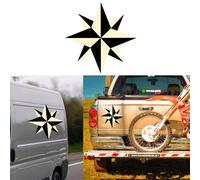 Rosa Dei Venti Due Colori, Adesivo In Vinile