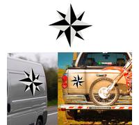 Rosa Dei Venti Due Colori, Adesivo In Vinile