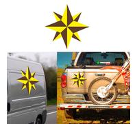 Rosa Dei Venti Due Colori, Adesivo In Vinile