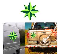 Rosa Dei Venti Due Colori, Adesivo In Vinile