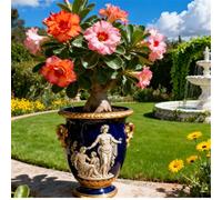 Rosa del deserto a crescita rapida/Tuberi di rosa del deserto rari/resistenti/Perenni resistenti/Bellissima decorazione-3 Rizoma-I