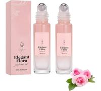 Rosa Delicata - Olio Profumato per il Corpo, Profumo Roll-on Floreale, 10 ml di estratto vegetale con formula a lunga durata, accessorio da viaggio, ideale per matrimoni e feste