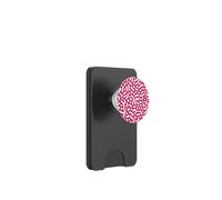 Rosa e Bianco Retro Carino Astratto Forme Arte PopSockets PopWallet per MagSafe