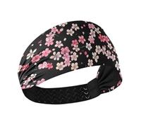 Rosa e FIORI Fasce in tessuto di raffreddamento Fasce elastiche per il sudore della testa per le donne per escursioni Ciclismo Uso quotidiano cintas para el pelo de mujer
