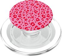 Rosa e Rosso Ghepardo Leopardo Stampa Carino Estetica Girly Y2K PopSockets PopGrip per MagSafe