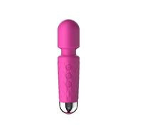 Rosa elettrica intelligente bastone massaggio casa ufficio auto multi-uso, USB ricaricabile portatile fisioterapia relax strumento di massaggio