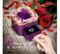 Rosa Eterna Con Collana E Cofanetto Regalo Per La Festa Della MAMMA Idea Regalo