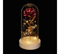 Rosa eterna Fiore eterno con luci LED Composizione floreale romantica 320 g