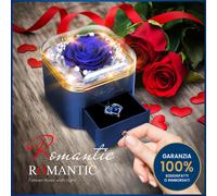 Rosa Eterna Stabilizzata Idea Regalo Per La Mamma Rosa Eterna con Collana Cuore