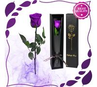 Rosa Eterna Stabilizzata vera Regalo Donna Rosa Stabilizzata Vera Con Steli Idee