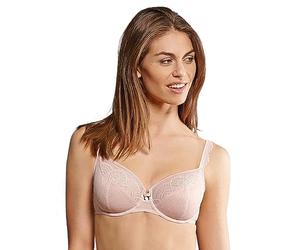 Rosa Faia 5634-596 Women's Selma Rosewood Pink Embroidered Underwired Full Cup Bra 6D