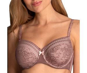 Rosa Faia 5653-769 Fleur Donna Reggiseno Coppa Piena Plus Size con Ferretto Pizzo Flroeale Rosa Berry 8F