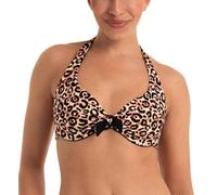 Rosa Faia Donna Pure Flip Loretta Plunge Bikini Top (8746-1), nero/marrone., 5C/D