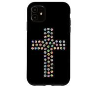 Rosa Fiore Divina Fede Religiosa Croce Cristiana Cristo Custodia per iPhone 11