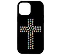 Rosa Fiore Divina Fede Religiosa Croce Cristiana Cristo Custodia per iPhone 12 Pro Max