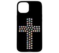 Rosa Fiore Divina Fede Religiosa Croce Cristiana Cristo Custodia per iPhone 15 Plus