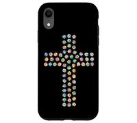 Rosa Fiore Divina Fede Religiosa Croce Cristiana Cristo Custodia per iPhone XR