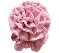 Rosa Fiore Scrunchies Spessore Updos Oversize Capelli Scrunchy Elegante Corda Dei Capelli Scrunchy Donne PonytailHolder