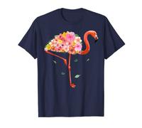 Rosa Flamingo Acquerello T shirt Fiori hawaiani Floreale Maglietta