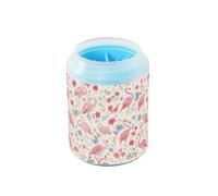 Rosa Flamingo Fiori Riutilizzabile Zampa Pulizia Tazza Morbido Silicone Spazzola Animali Forniture e Accessori per Cani di Piccola Taglia Media & Gatto Razze limpiador de patas para perros