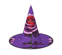 Rosa fucsia 1 pz Halloween strega cappello costume partito cappello adatto per giochi teatrali accessori